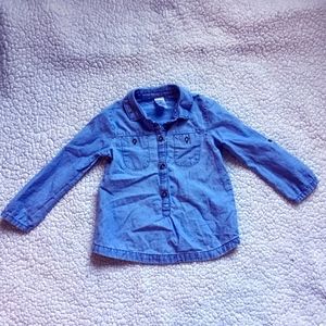 Lightweight Denim Pocket Top - Carter's
